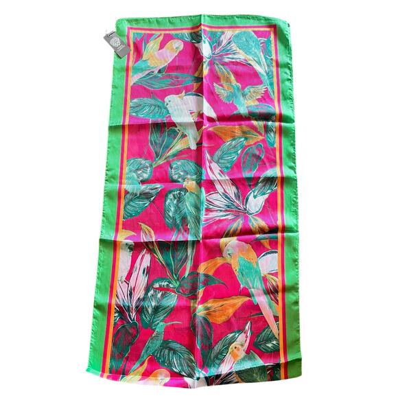 Vince Camuto Scarf Tropical Parrot Print – NWT - Picture 1 of 5